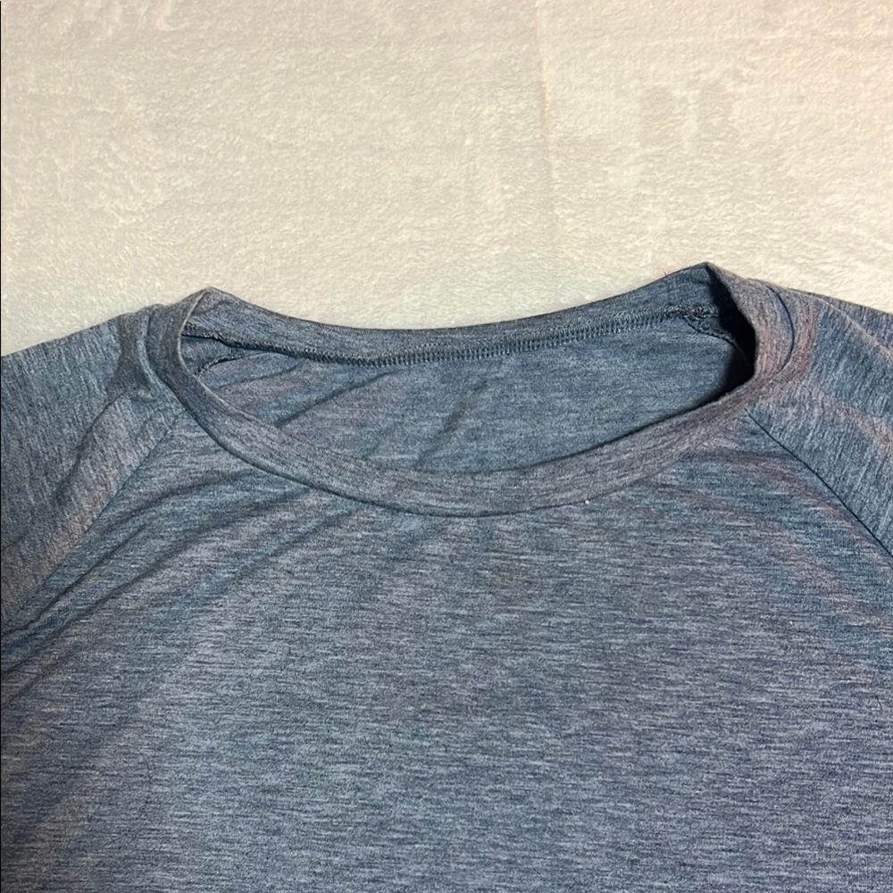 Blue and White Varsity Raglan T-Shirt - Picture 2 of 11